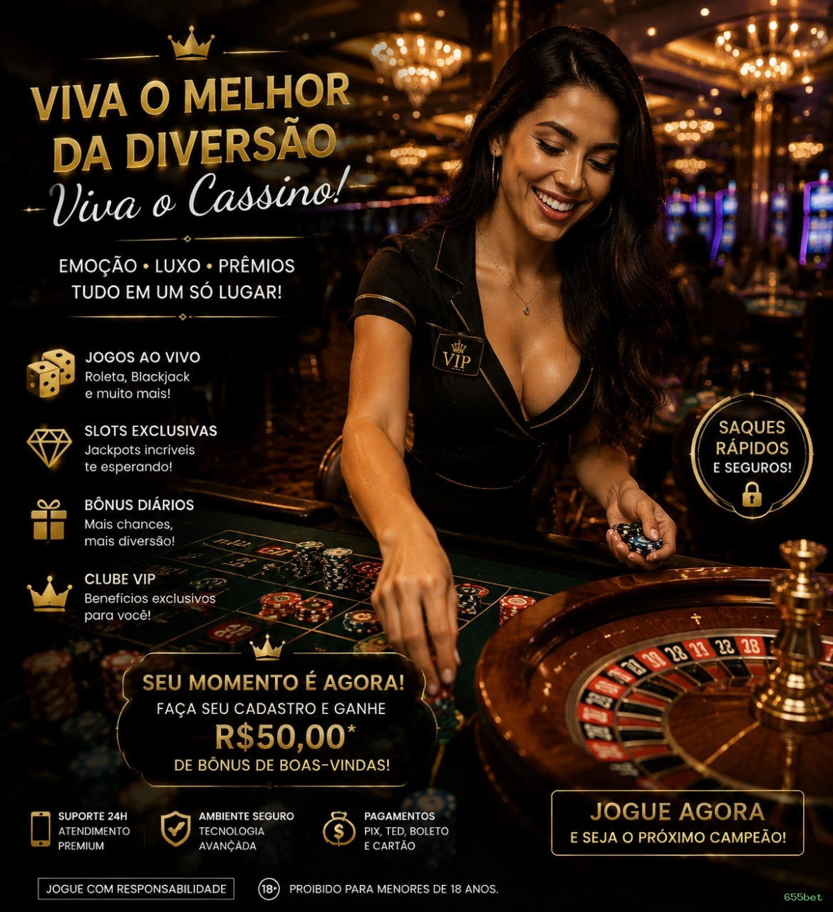 Pagamentos 655bet PIX